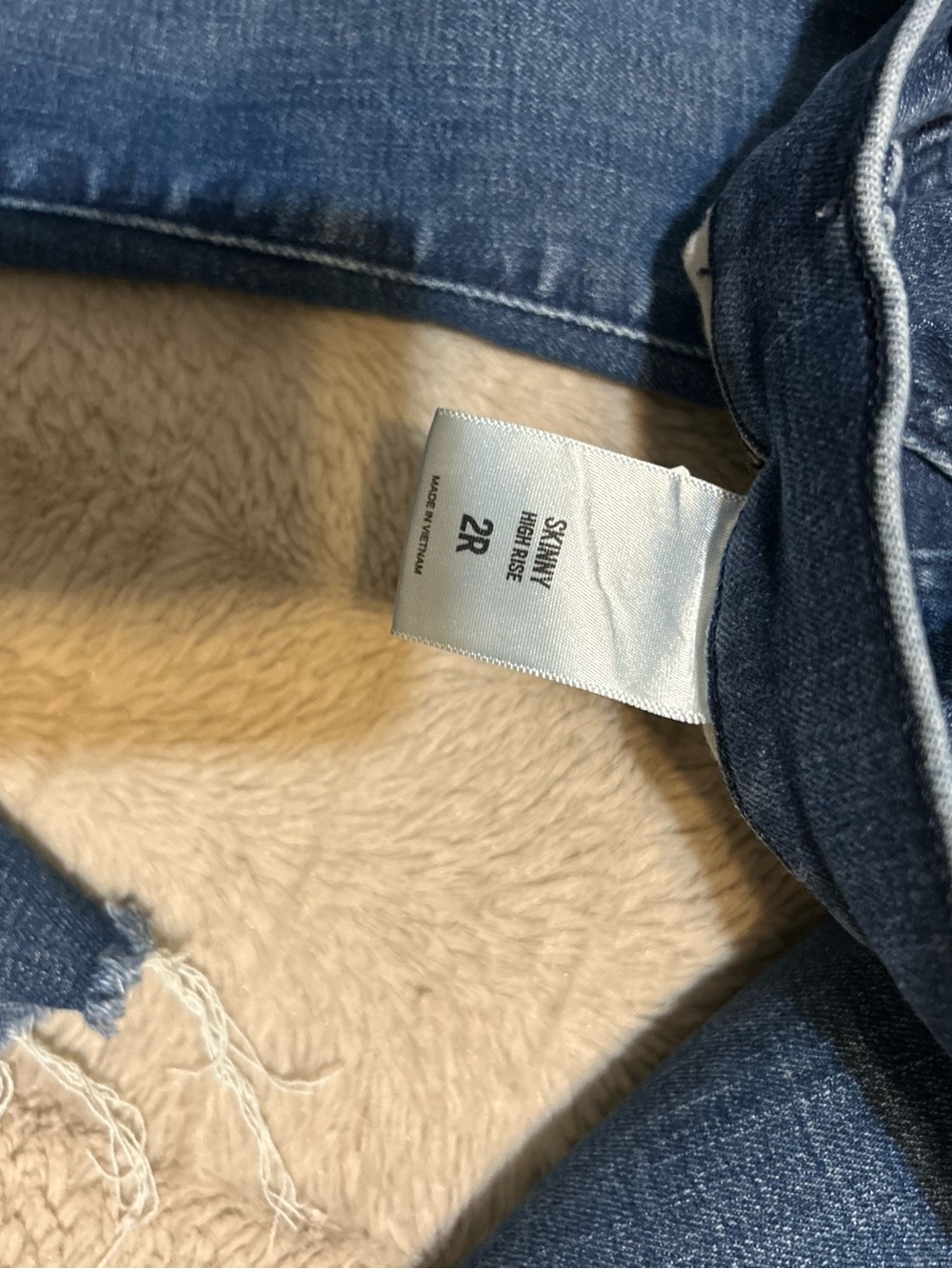 Express Dark Blue Denim High-Rise Jeans - Picture 5 of 7